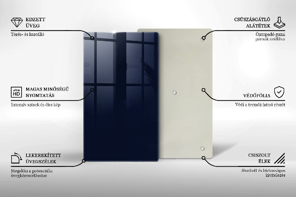 Kitchen chopping board Navy blue