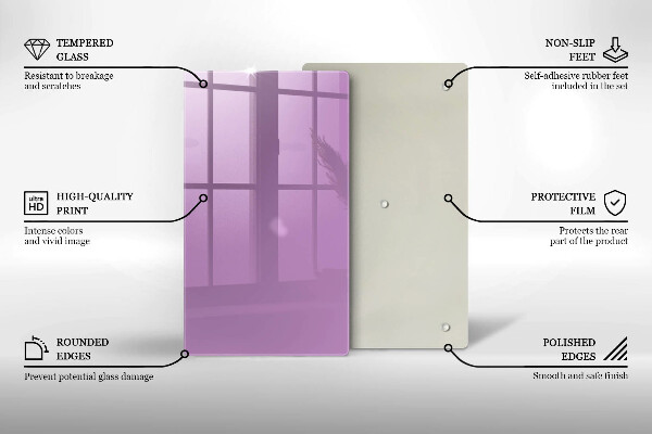 Kitchen chopping board Violet colour