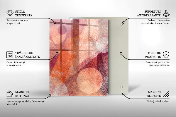 Kitchen chopping board Orange color