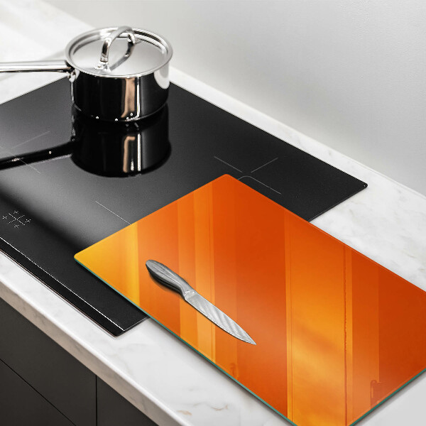 Kitchen chopping board Orange color