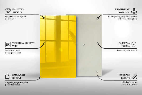 Kitchen chopping board Yellow
