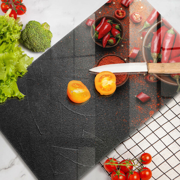 Worktop protector Red chili peppers