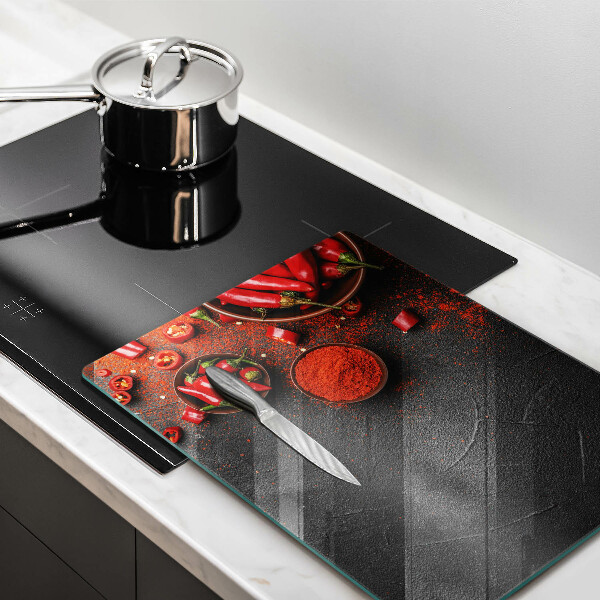 Worktop protector Red chili peppers
