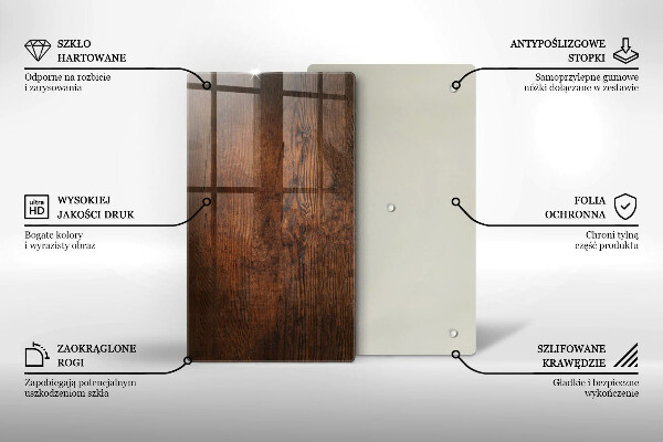 Worktop protector Dark wood board