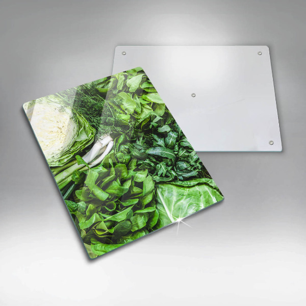Chopping board Green vegetables
