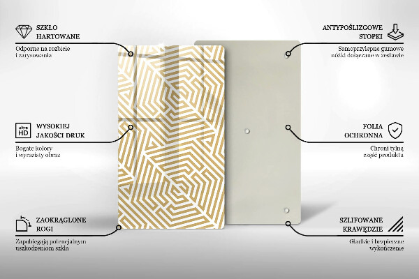 Worktop protector Geometric lines