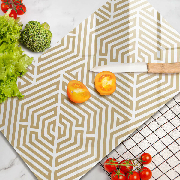 Worktop protector Geometric lines