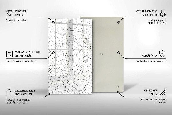 Worktop protector Abstraction shapes