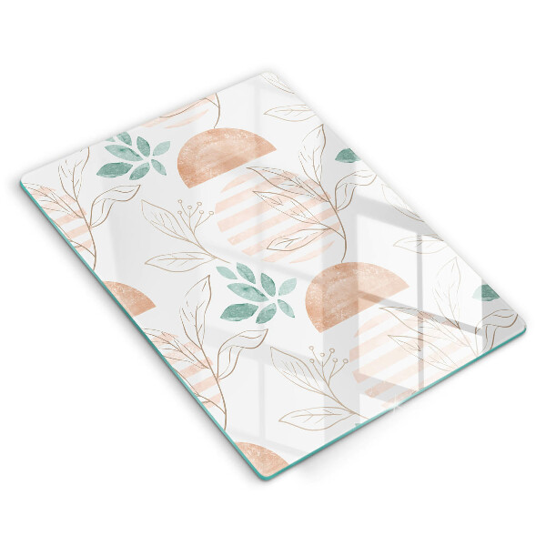 Worktop protector Boho pattern leaves