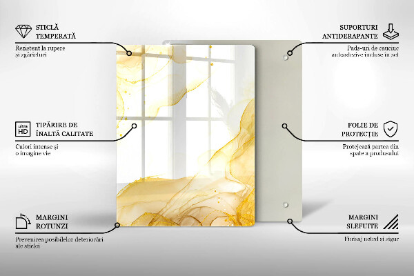 Worktop protector Boho pattern leaves