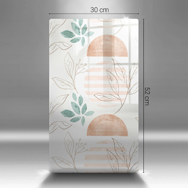 Worktop protector Boho pattern leaves