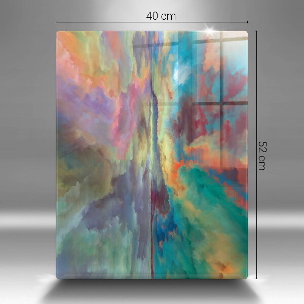 Chopping board Colorful sky