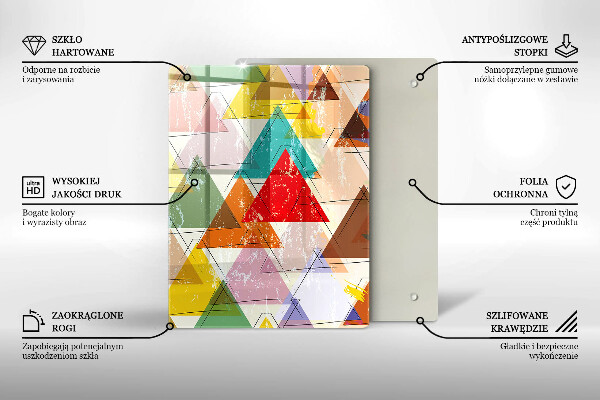 Chopping board Colorful sky