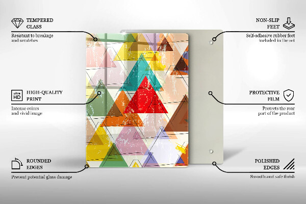 Chopping board Colorful sky