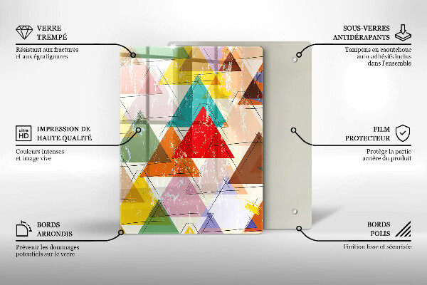 Chopping board Colorful sky