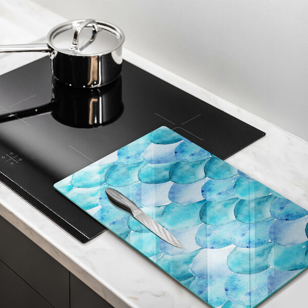 Chopping board Watercolor scales