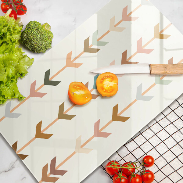 Kitchen chopping board Geometric elements