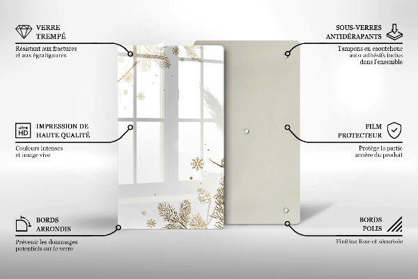 Kitchen chopping board Winter decorations