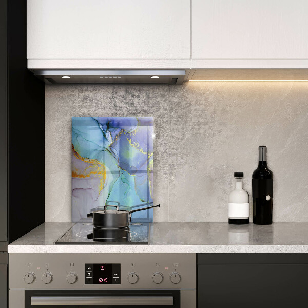 Chopping board Cracked stone gold
