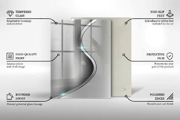 Chopping board 3D geometry background