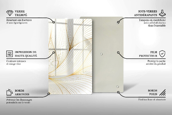Worktop protector Modern Line pattern