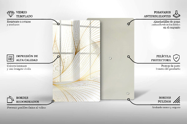 Worktop protector Modern Line pattern