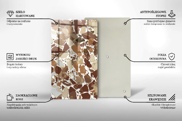 Chopping board Decorative stone stains