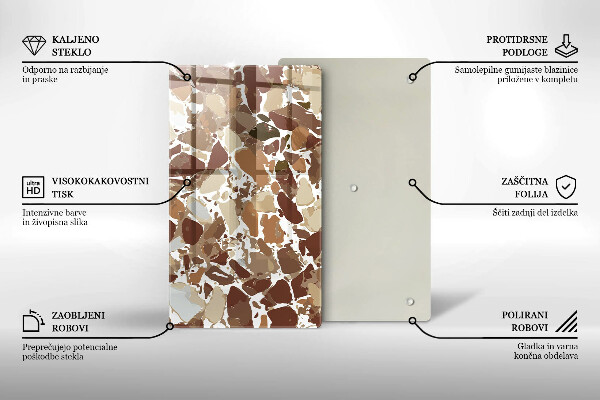 Chopping board Decorative stone stains