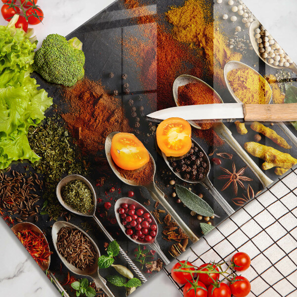 Worktop protector Spoons with spices