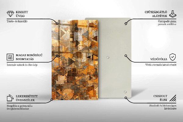 Worktop protector Geometric figure pattern