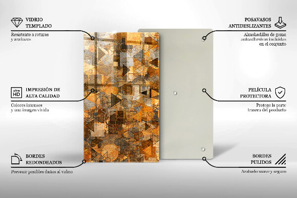 Worktop protector Geometric figure pattern