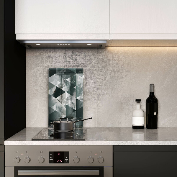 Worktop protector Triangles and water