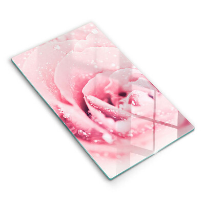 Worktop protector Rosa drops and rose flower