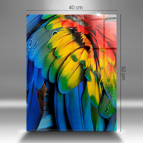 Worktop protector Colorful parrots