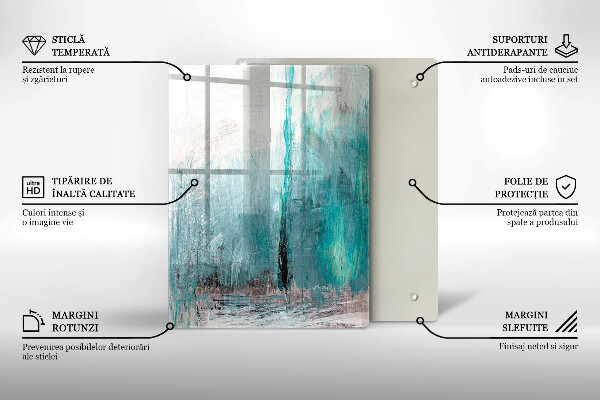 Worktop protector Colorful parrots