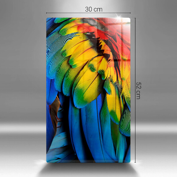 Worktop protector Colorful parrots