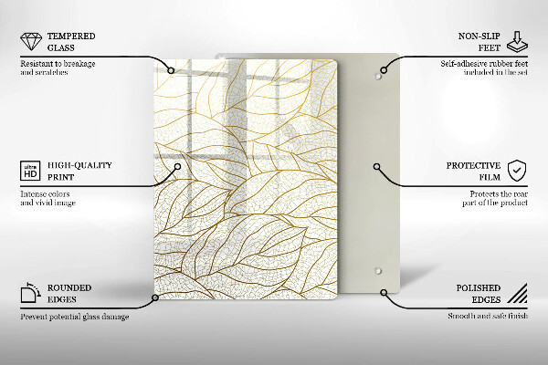 Worktop protector Abstraction 3D geometry