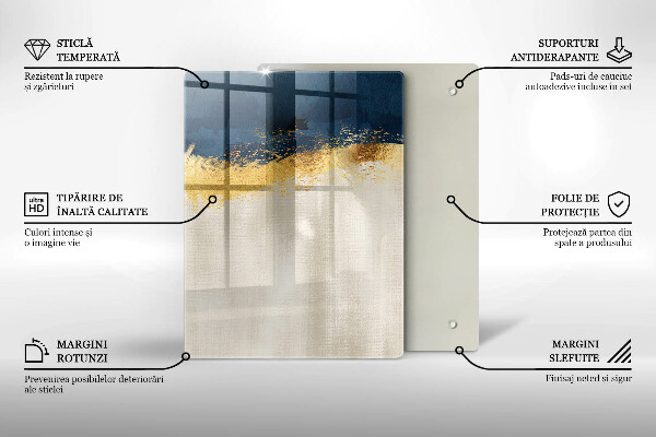 Worktop protector Abstraction gold