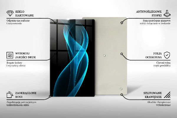 Worktop protector Blue abstraction