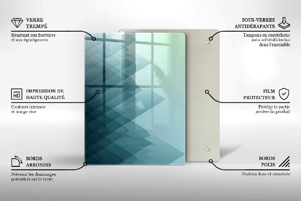 Worktop protector Delicate feathers