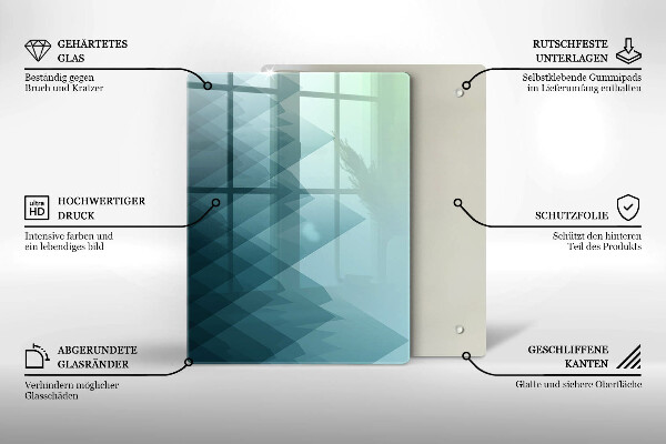 Worktop protector Delicate feathers