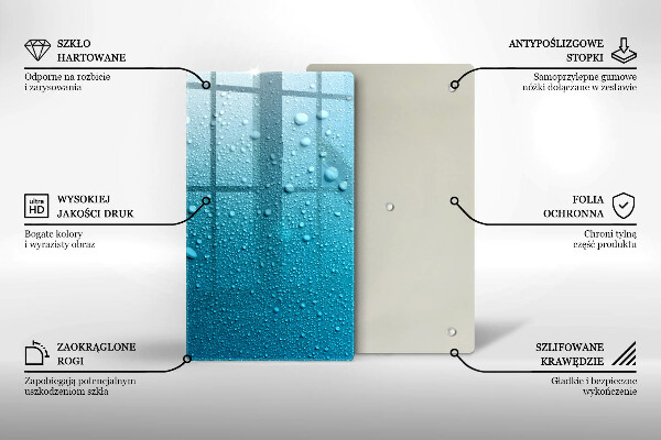 Worktop protector Drops of water