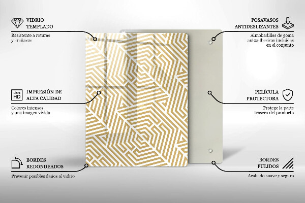 Worktop protector Golden abstraction