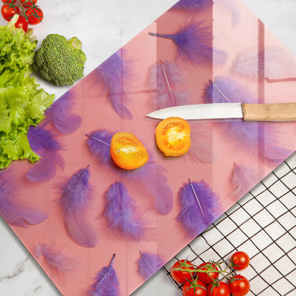 Chopping board Fluffy feathers