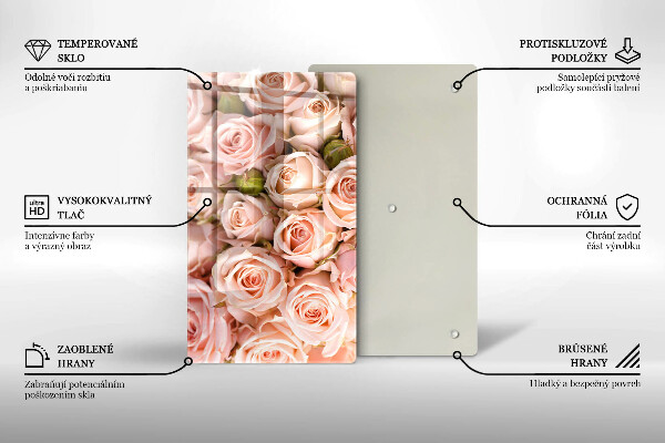 Worktop protector A delicate bouquet of roses