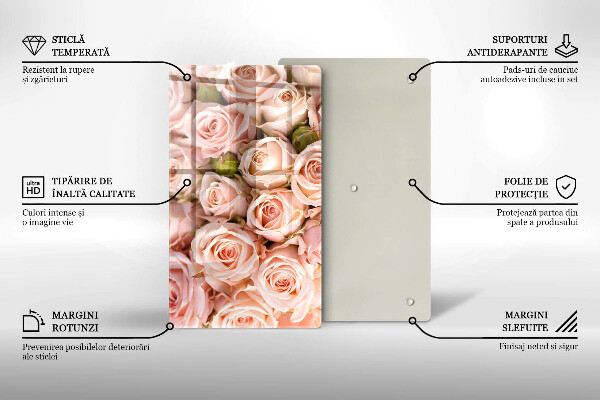 Worktop protector A delicate bouquet of roses