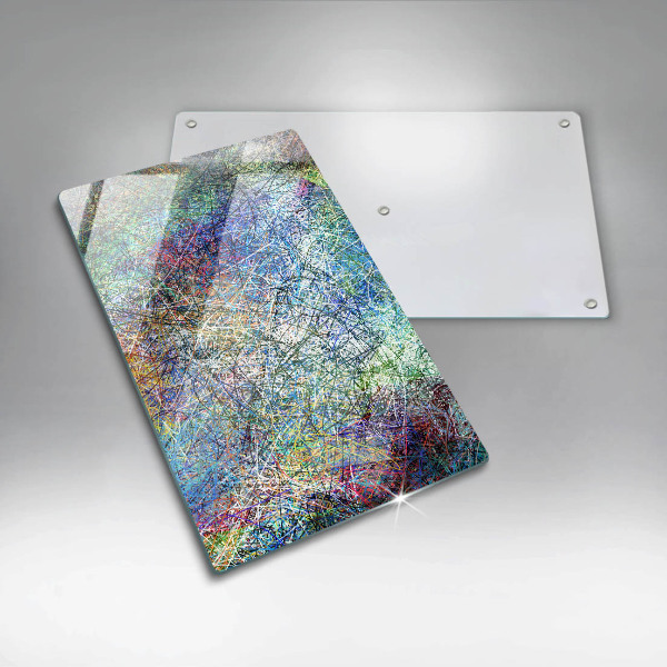 Worktop protector Colorful abstraction of the line