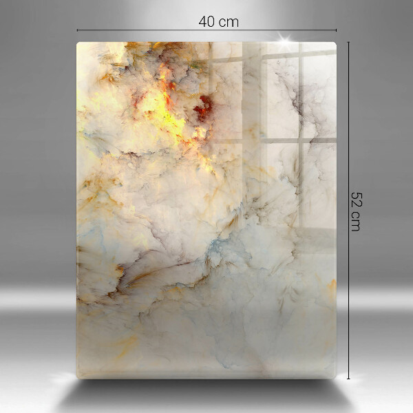 Chopping board Marble texture with gold