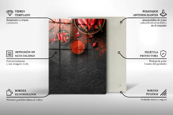 Chopping board Marble texture with gold