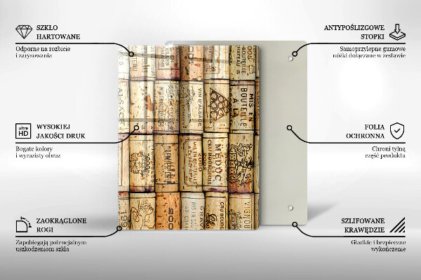 Worktop protector Mild abstraction lines